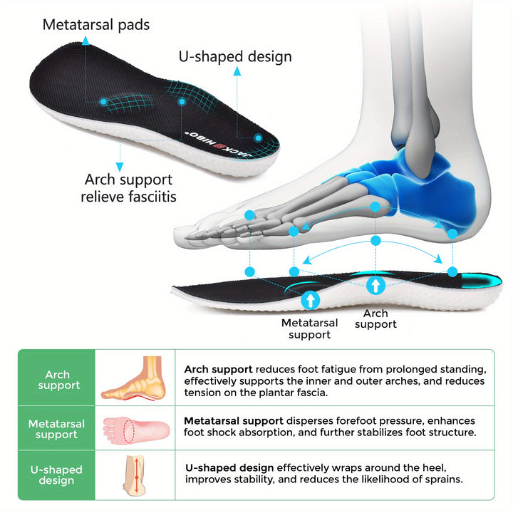 Men's Orthopedic Walking Sneakers with Arch Support