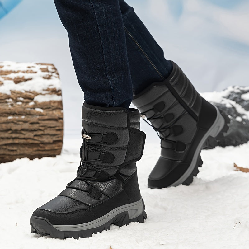 Men's Snow Boots Waterproof Ski Sports Shoes