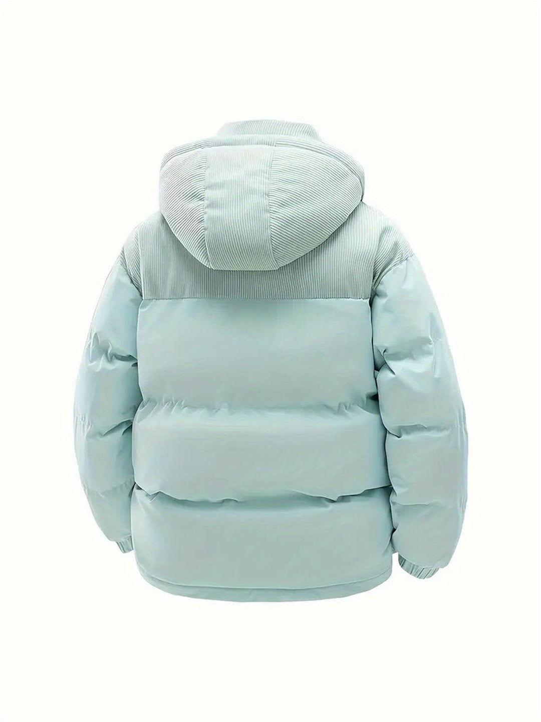 Hooded Fleece Coat for Men with Detachable Hood