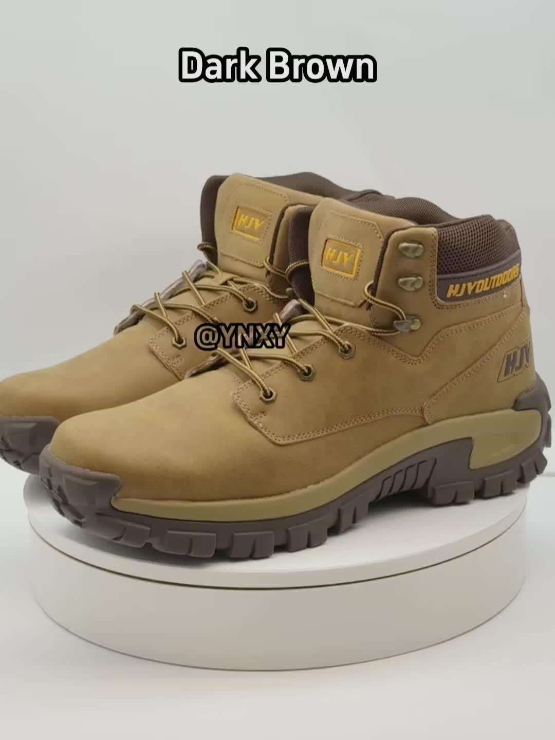Men's Mid-Top Outdoor Work Boots Tactical Hiking Training Shoes