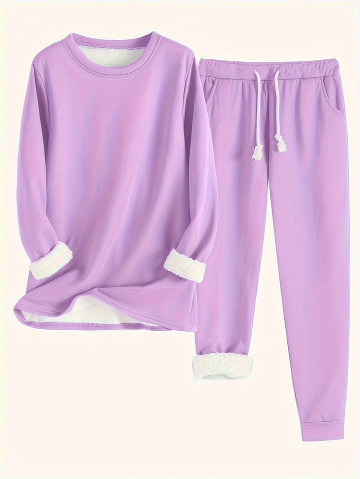 Plush Base Layer Set for Autumn and Winter