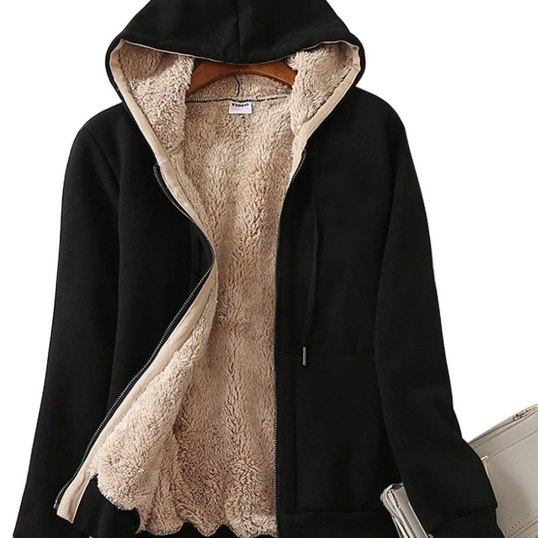 Women's Casual Full Zip Hoodie Sweatshirt Coat