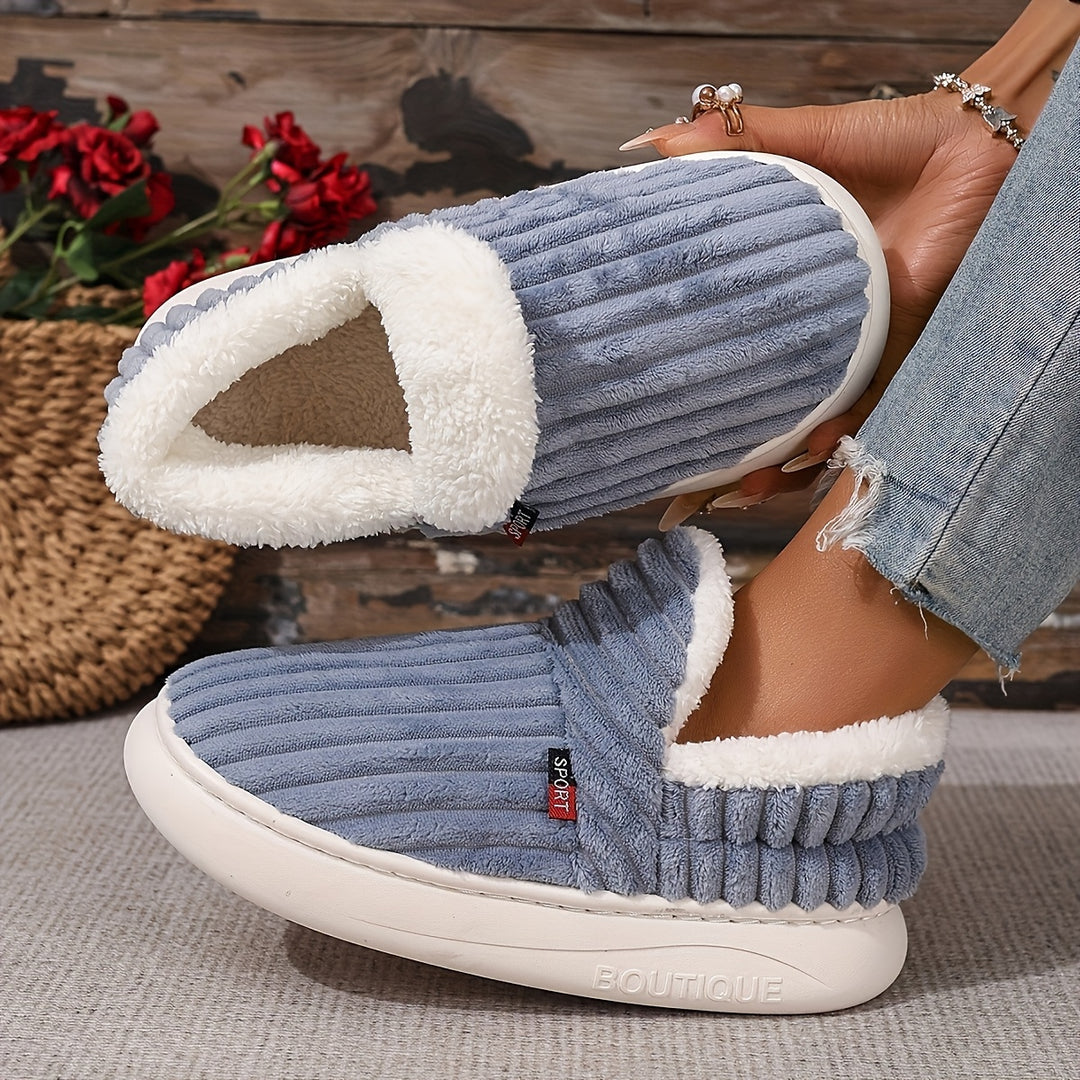 Winter Thermal Anti-Slip Slippers Boots for Women