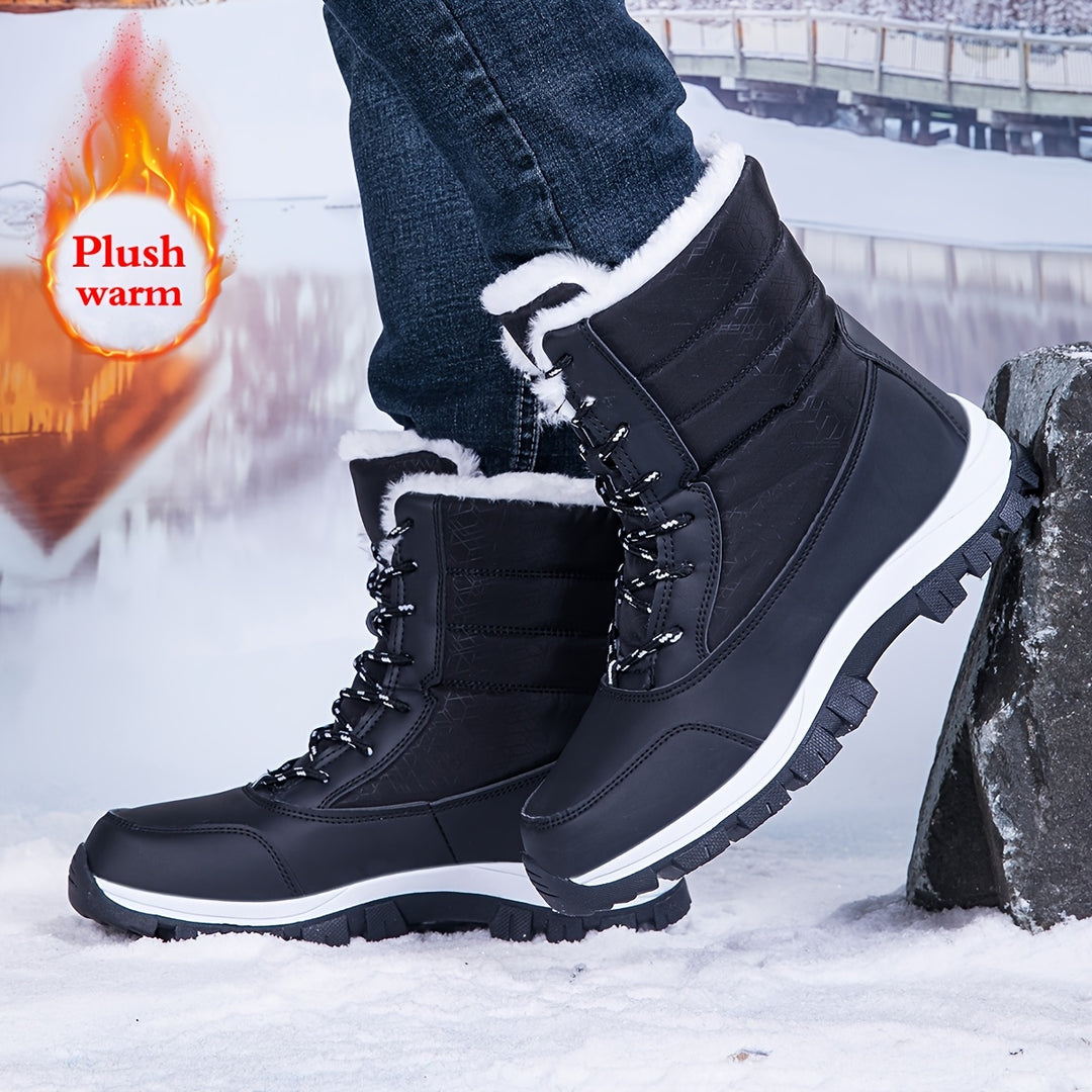 Men's Snow Boots Waterproof Insulated Winter Footwear