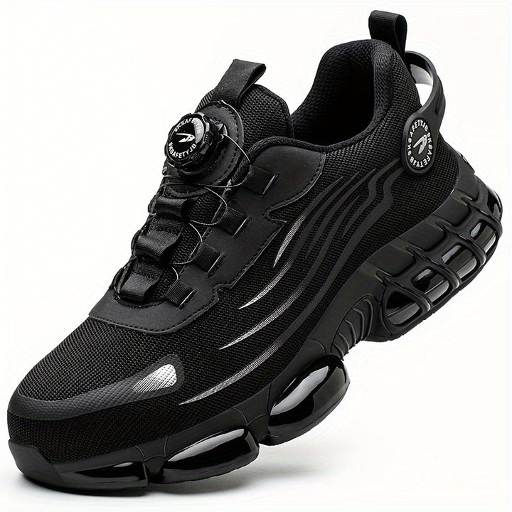 Buttoned Safety Shoes Anti-Crush Anti-Puncture Comfortable Breathable