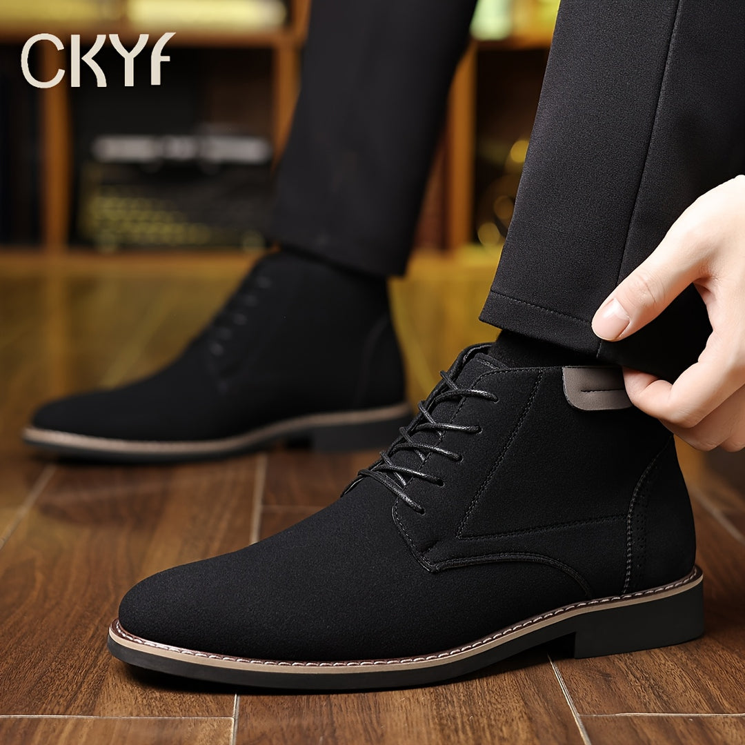 British Style Frosted Short Boots