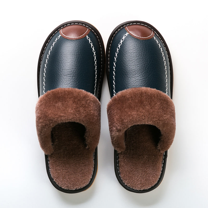 Men's Slip-On Slippers Indoor Comfort Soft Sole Winter House Shoes