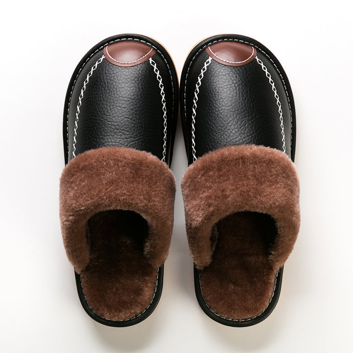 Men's Slip-On Slippers Indoor Comfort Soft Sole Winter House Shoes