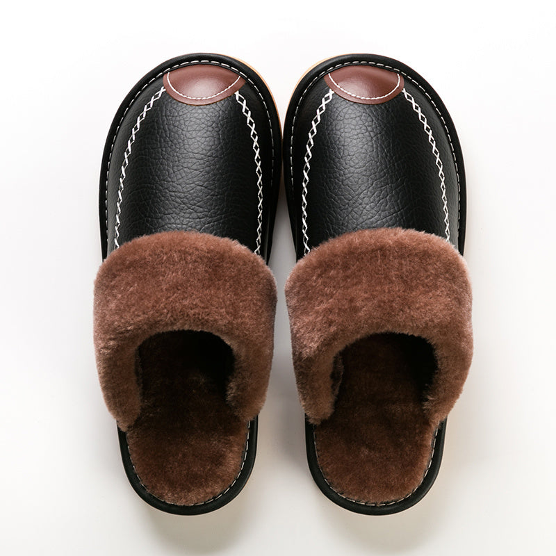 Men's Slip-On Slippers Indoor Comfort Soft Sole Winter House Shoes