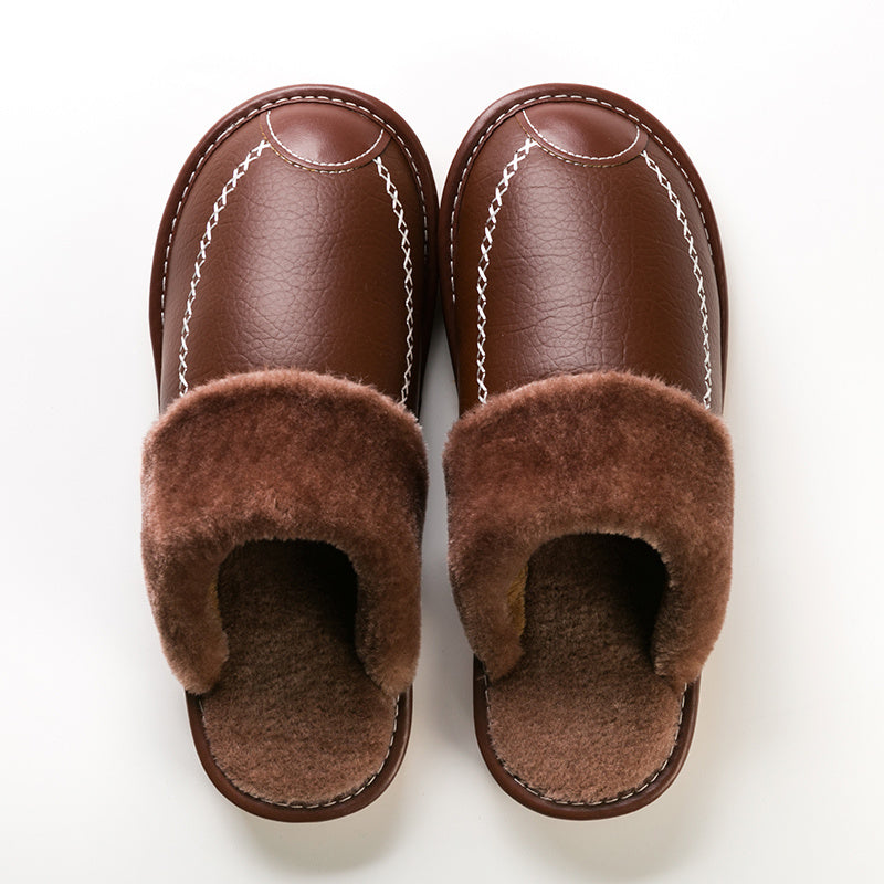 Men's Slip-On Slippers Indoor Comfort Soft Sole Winter House Shoes