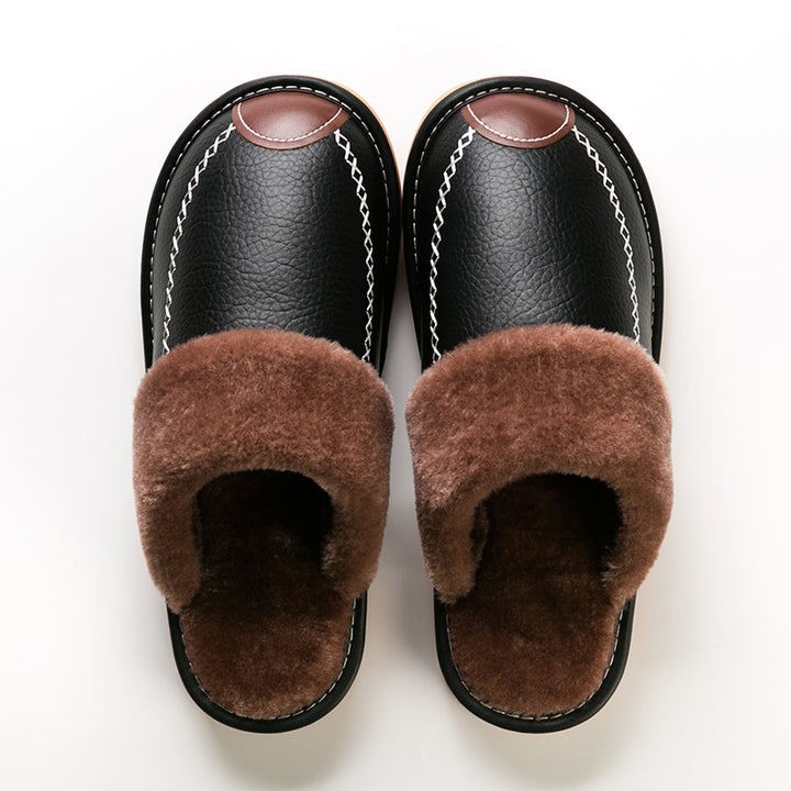 Men's Slip-On Slippers Indoor Comfort Soft Sole Winter House Shoes