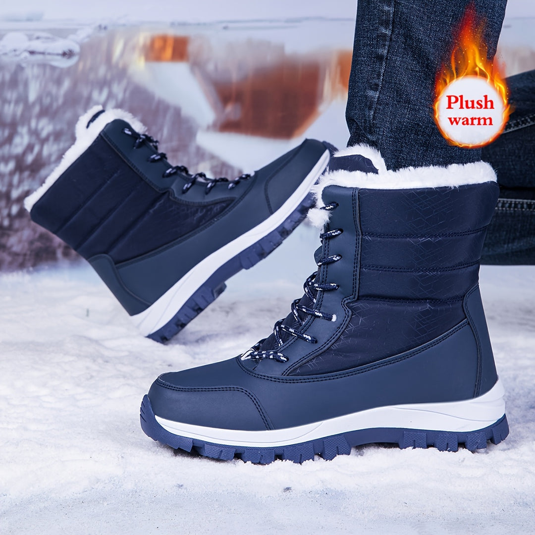 Men's Snow Boots Waterproof Insulated Winter Footwear