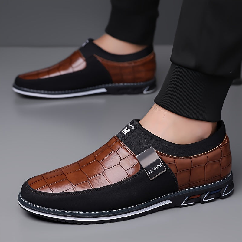 Men's Stylish Business Loafers Slip-Resistant Footwear