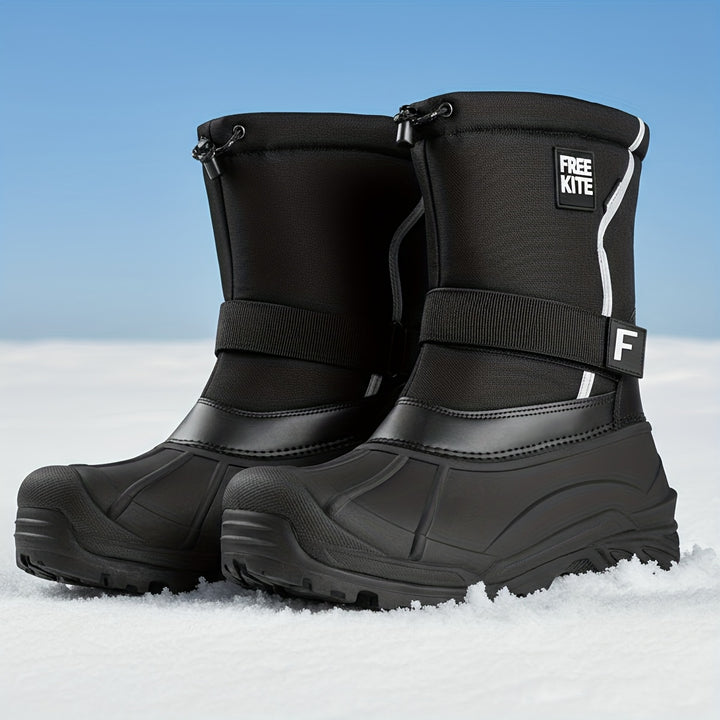 Men's Winter Snow Boots Lightweight Removable Lining Anti-Slip Sole