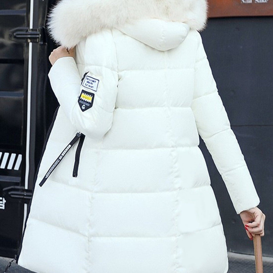 Women's Winter Coat, Elegant Fashion, Full Zip Closure, Long Sleeve
