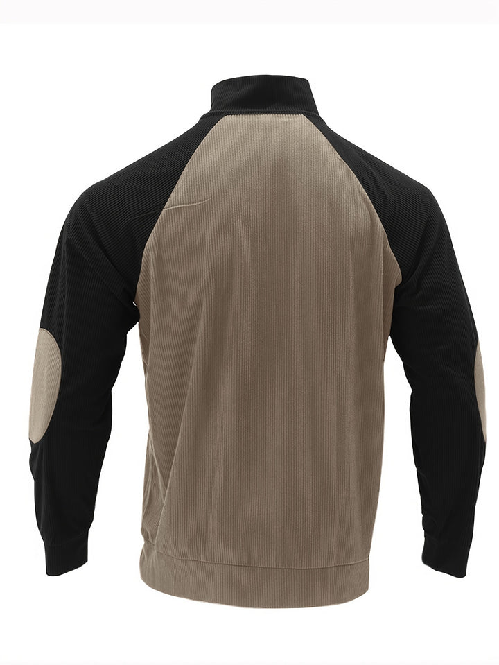 Men's Casual Long-Sleeved Pullover T-Shirt Sweatshirt