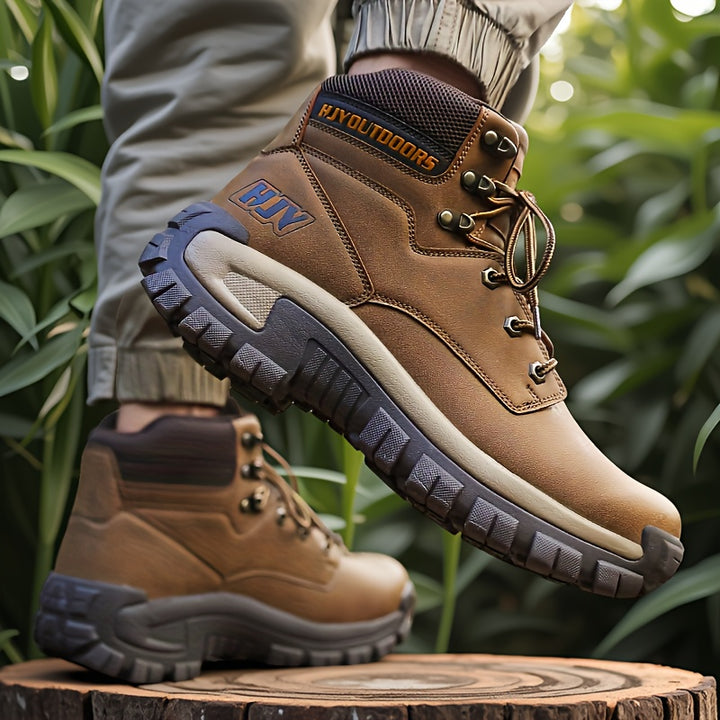 Men's Mid-Top Outdoor Work Boots Tactical Hiking Training Shoes