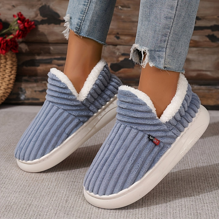 Winter Thermal Anti-Slip Slippers Boots for Women
