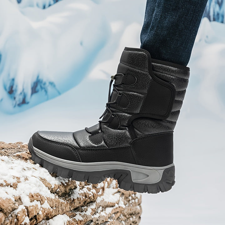 Men's Snow Boots Waterproof Ski Sports Shoes