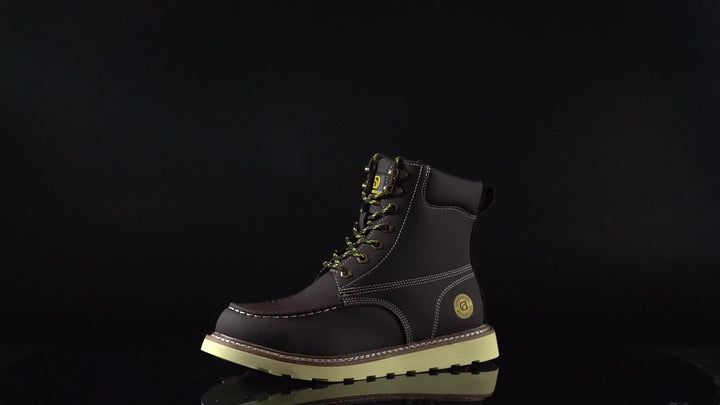 Men's Industrial Footwear Slip Resistant Steel Toe Safety Shoes