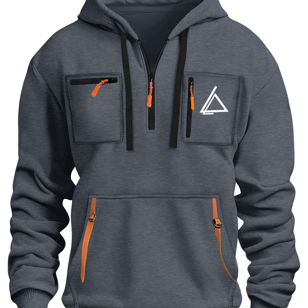 Men's Casual Printed Hoodie Fashion Sweatshirt Outdoor Sports