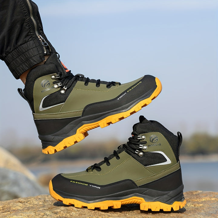 Men's Steel Toe Safety Shoes, Anti Smash Puncture Work Boots