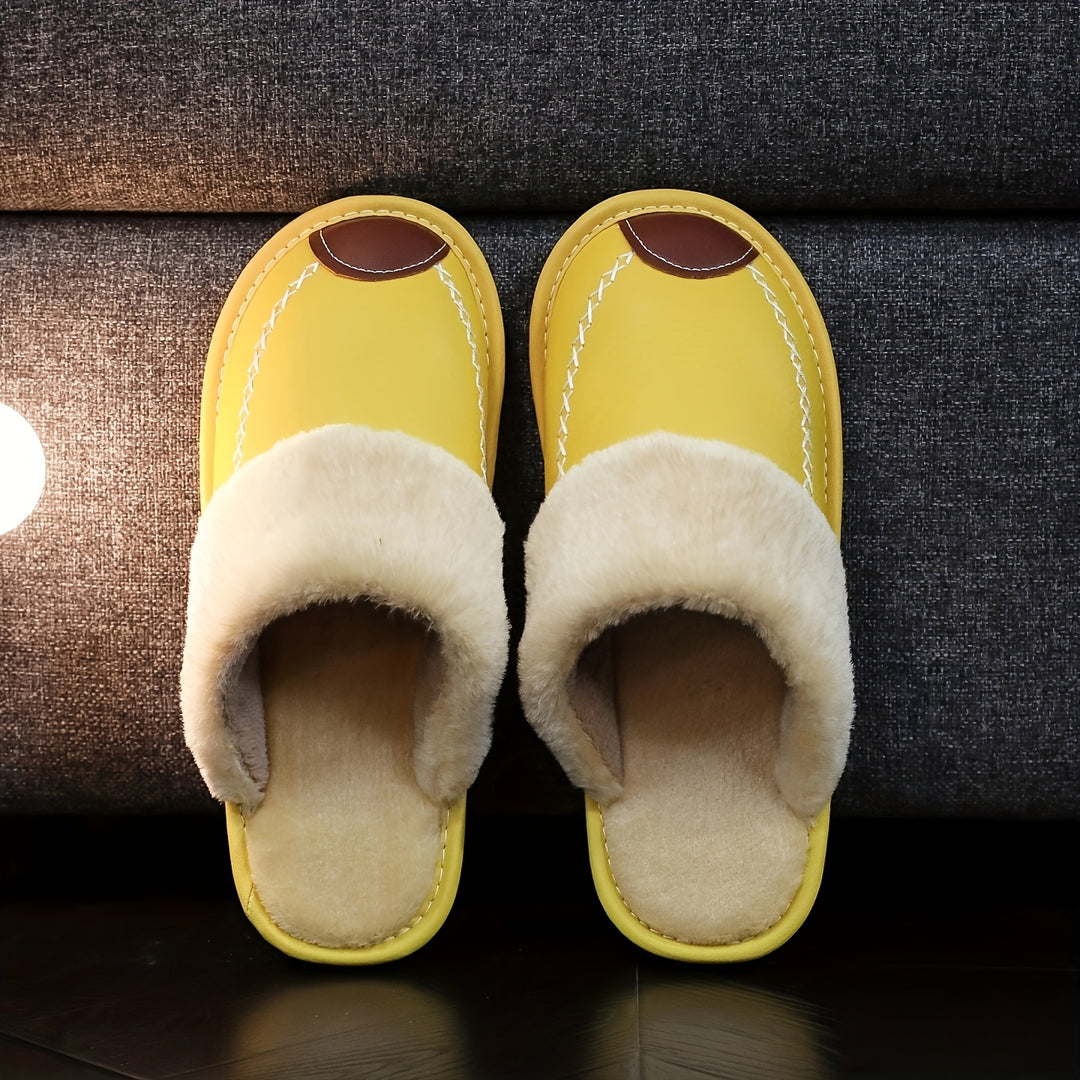 Men's Slip-On Slippers Indoor Comfort Soft Sole Winter House Shoes