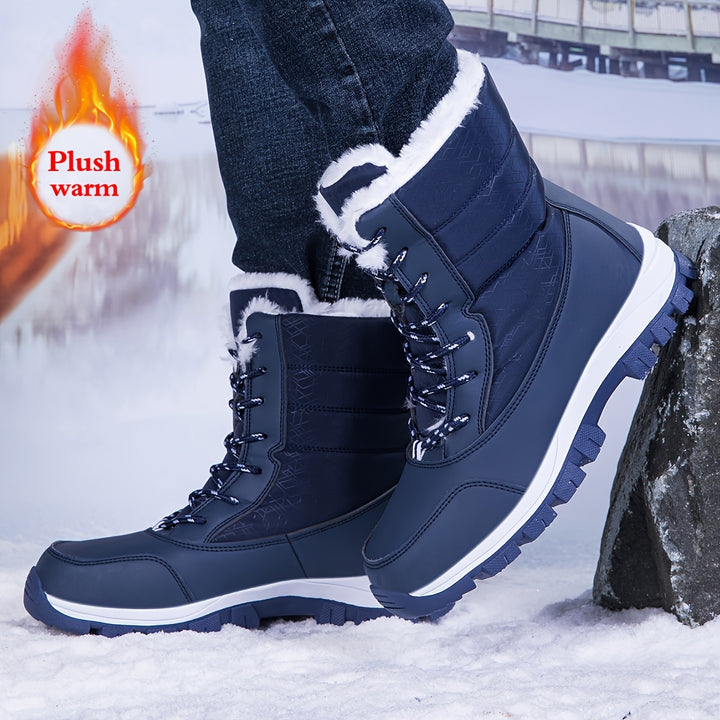 Men's Snow Boots Waterproof Insulated Winter Footwear