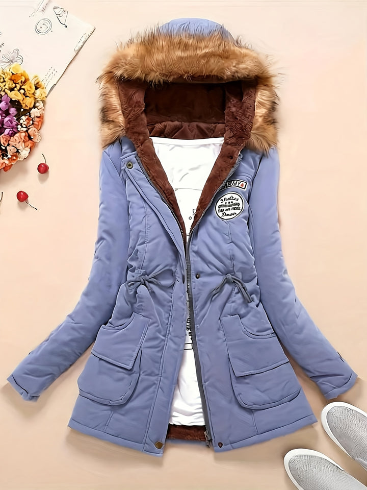 Women's Winter Padded Coat Jacket Mid-Length Thickened Outerwear