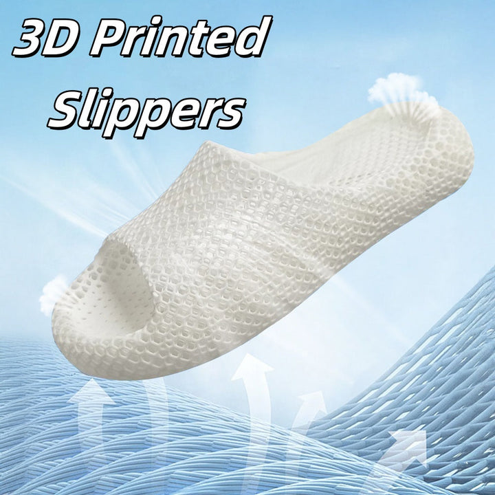3D Printed Waterproof Slippers for Indoor And Outdoor Comfort-B Unique Fashions