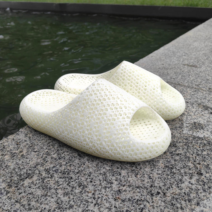 3D Printed Waterproof Slippers for Indoor And Outdoor Comfort-B Unique Fashions