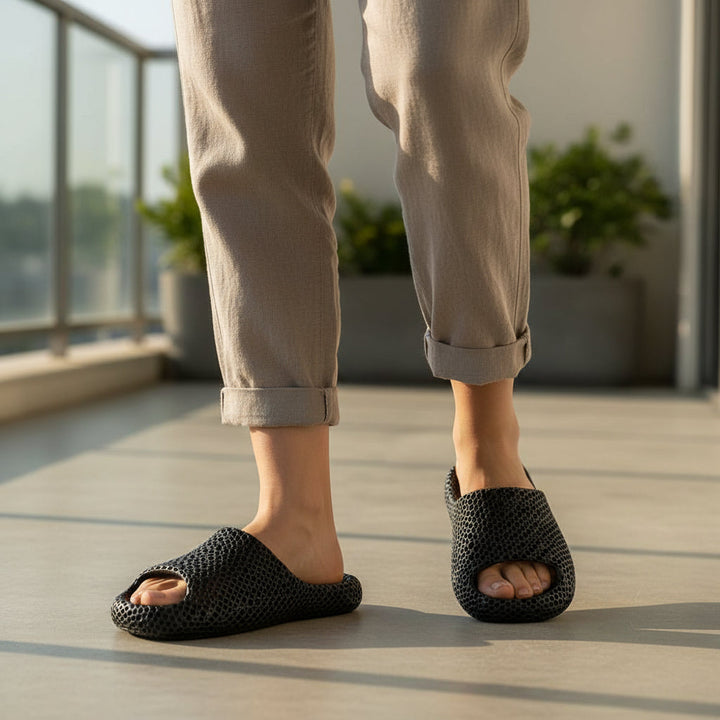 3D Printed Waterproof Slippers for Indoor And Outdoor Comfort-B Unique Fashions