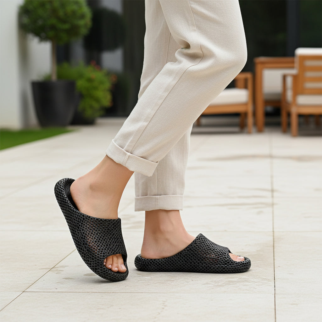 3D Printed Waterproof Slippers for Indoor And Outdoor Comfort-B Unique Fashions