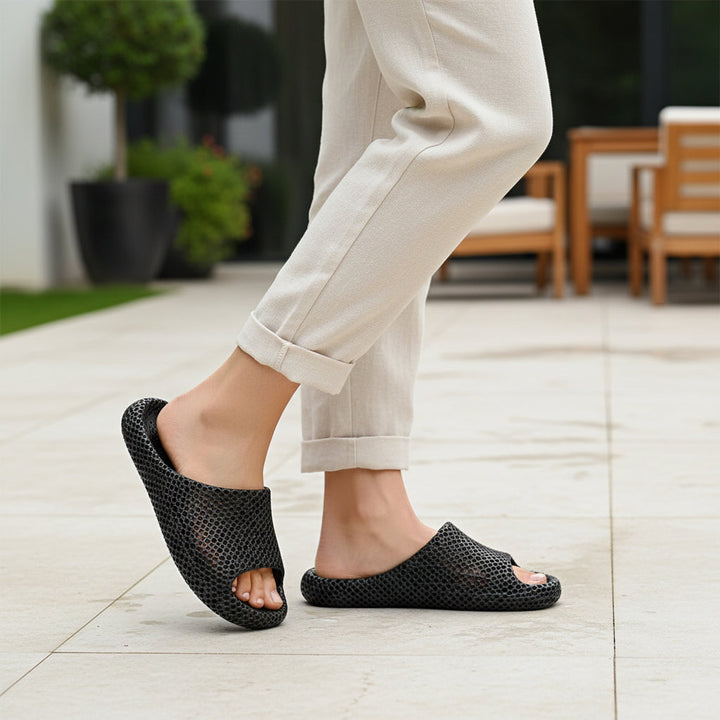 3D Printed Waterproof Slippers for Indoor And Outdoor Comfort-B Unique Fashions