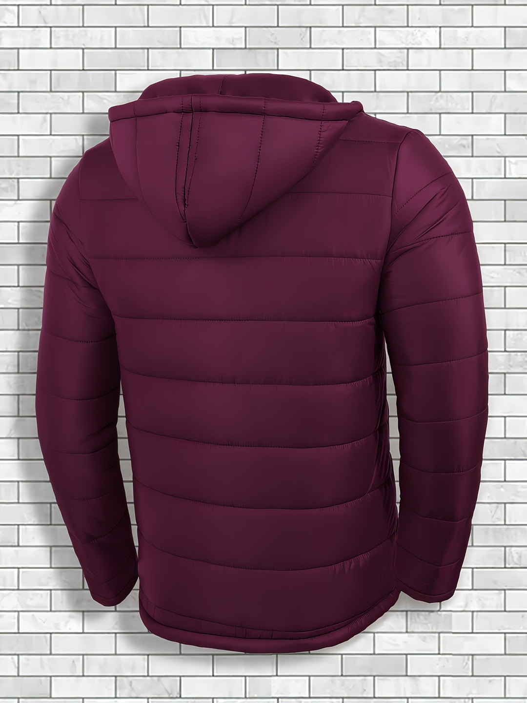 Men's Hooded Windproof Quilted Jacket