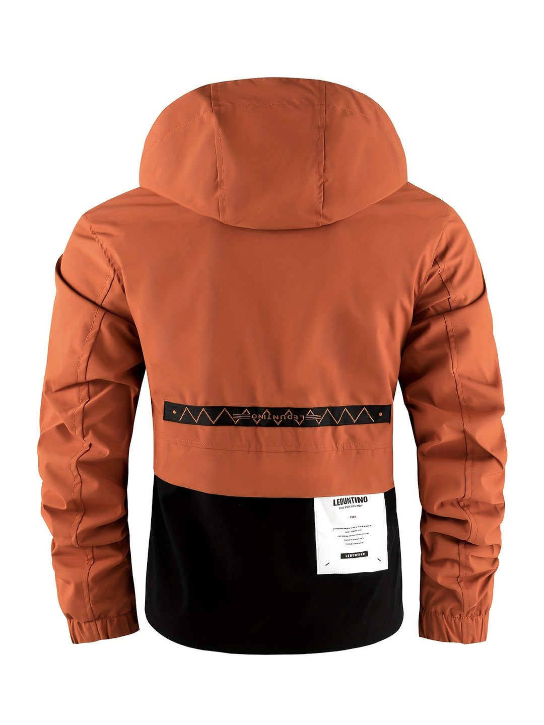 Men's Hooded Thin Jacket Outdoor Cargo Jacket Detachable Zipper Jacket