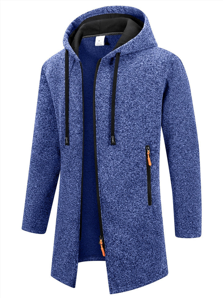 Men's Casual Sports Outfit Two-Piece Set with Hooded Jacket and Pants