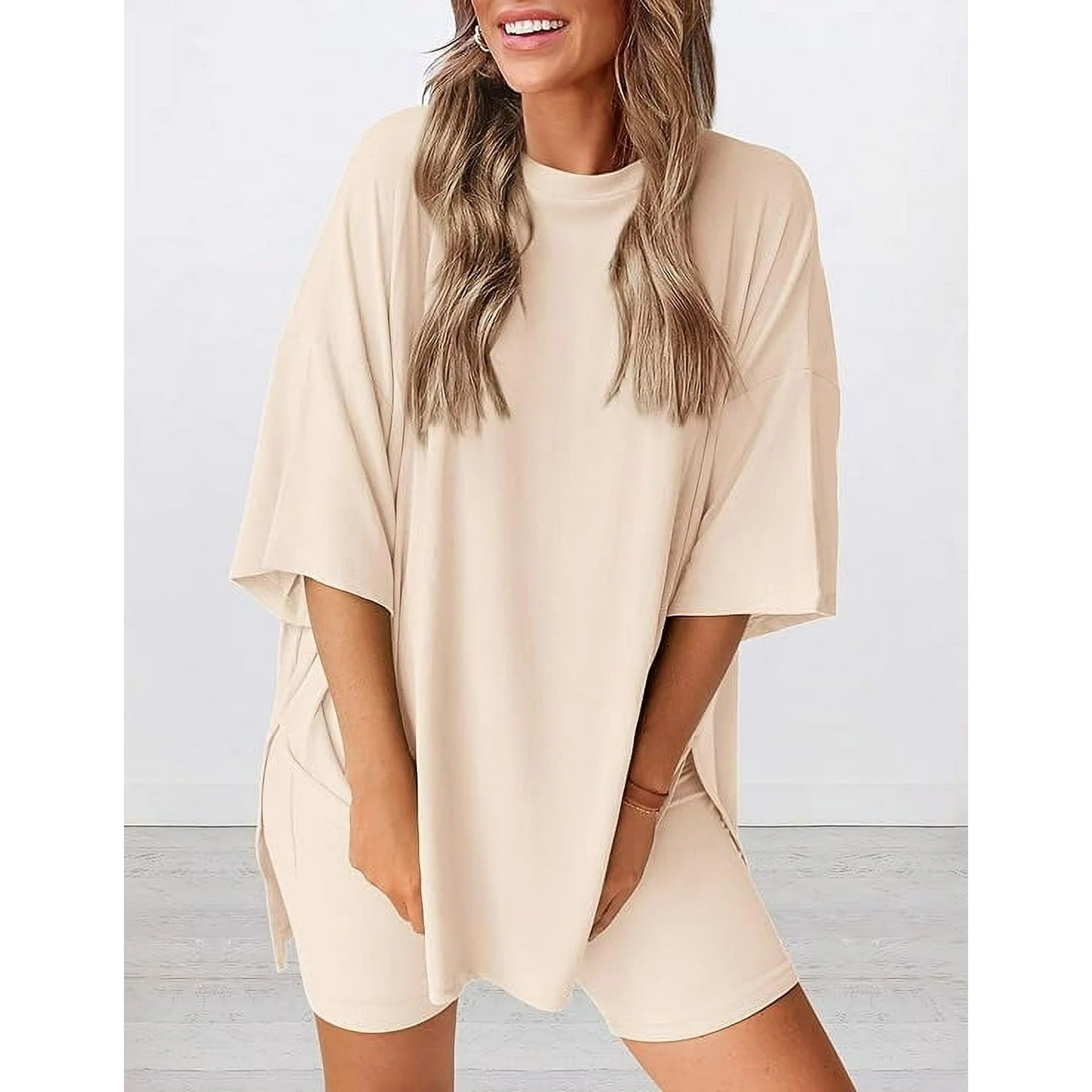 Women's Casual Oversized 2-Piece Short Set