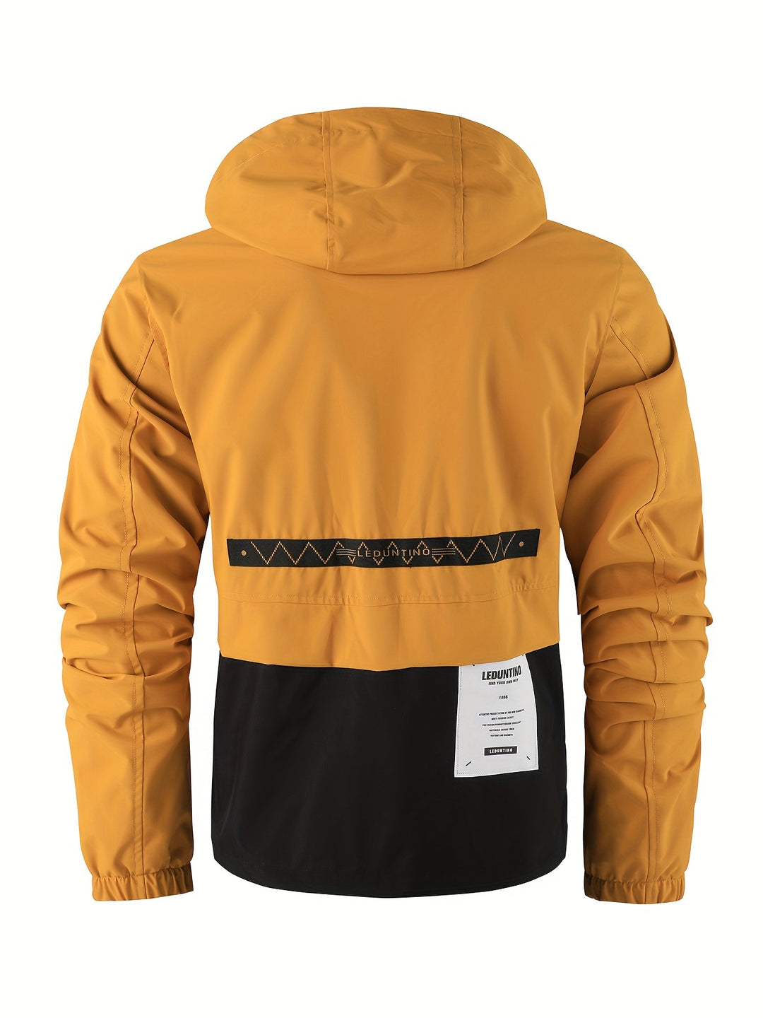 Men's Hooded Thin Jacket Outdoor Cargo Jacket Detachable Zipper Jacket