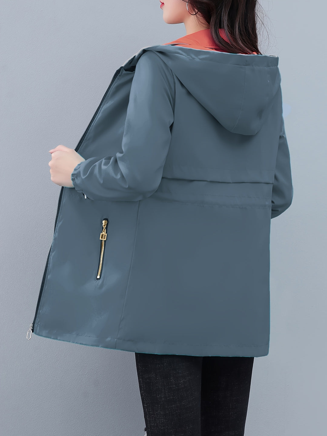 Double-sided Wearable Windbreaker Jacket Women's Fashionable Coat