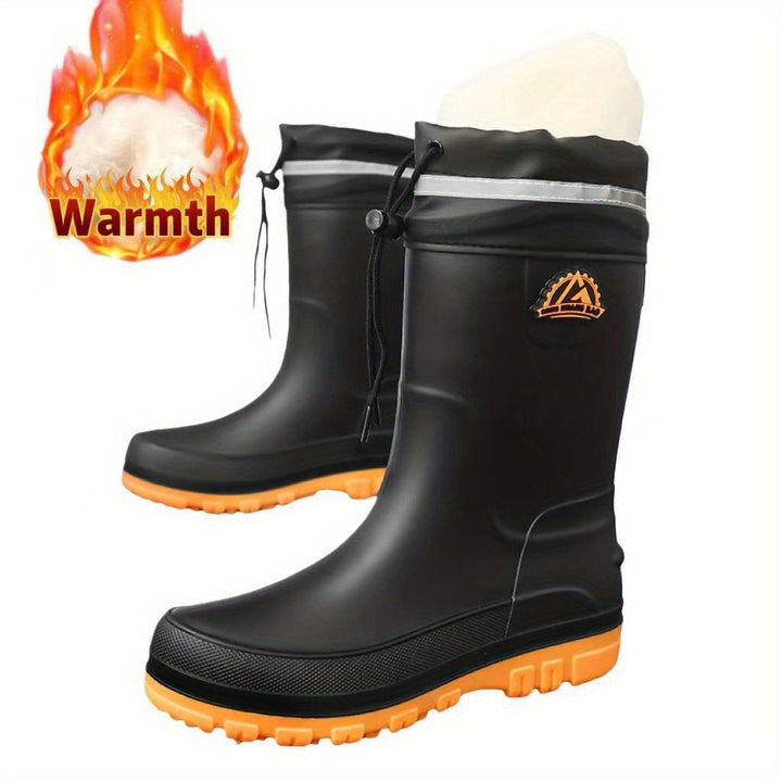 Winter Rain Boots Slip-Resistant Unisex Stylish Easy to Clean