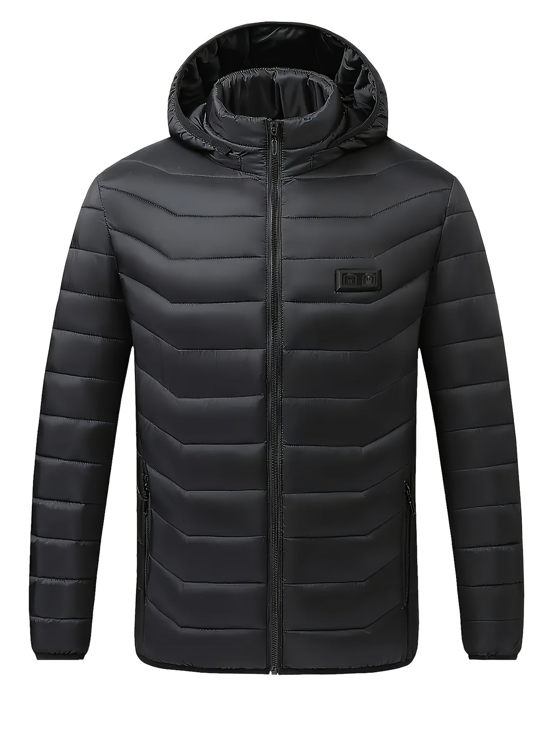 Heated Jacket with 24 Heating Zones and USB Power Full-Zip Coat