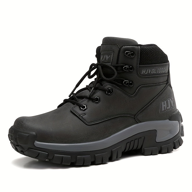 Men's Mid-Top Outdoor Work Boots Tactical Hiking Training Shoes