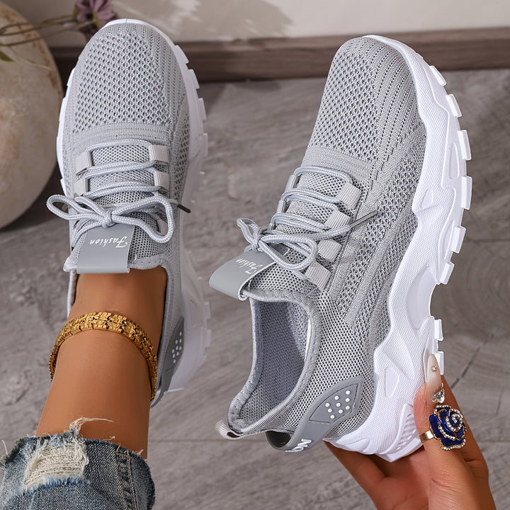 Women's Fashion Knit Sneakers Casual Lightweight Walking Shoes