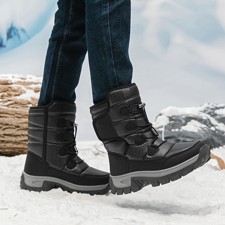 Men's Snow Boots Waterproof Ski Sports Shoes