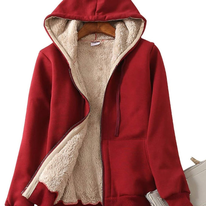 Women's Casual Full Zip Hoodie Sweatshirt Coat