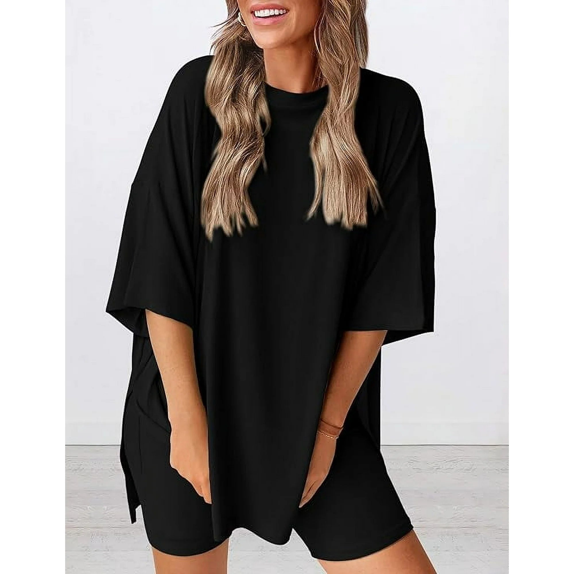 Women's Casual Oversized 2-Piece Short Set