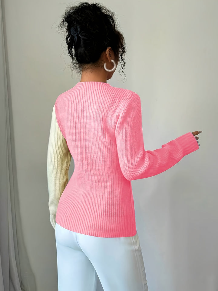 Women's Half-Turtleneck Pullover Sweater