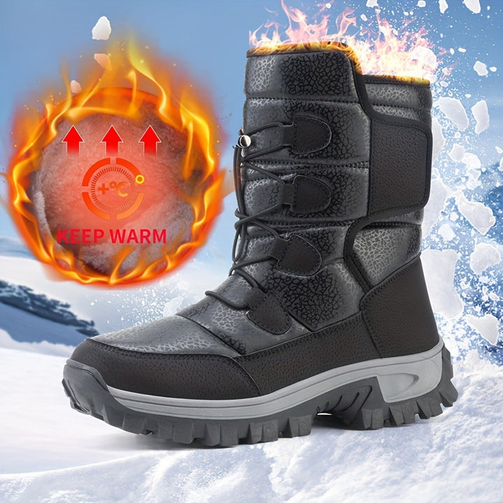 Men's Snow Boots Waterproof Ski Sports Shoes