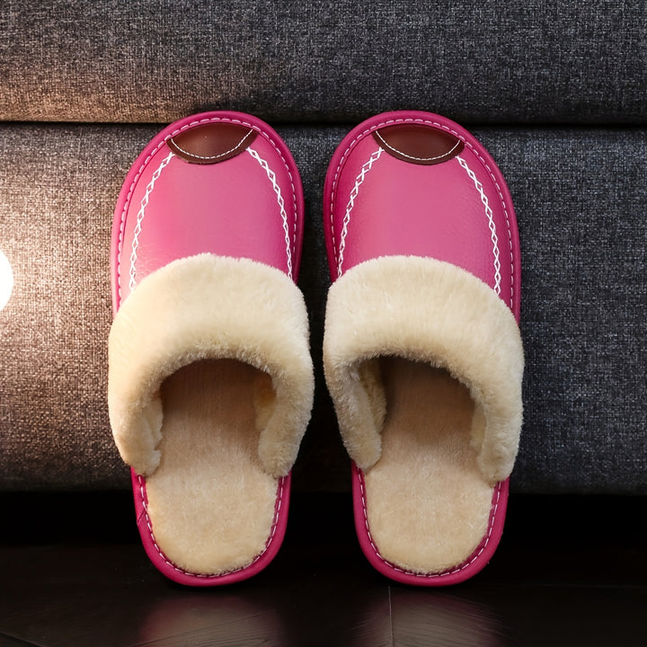 Men's Slip-On Slippers Indoor Comfort Soft Sole Winter House Shoes